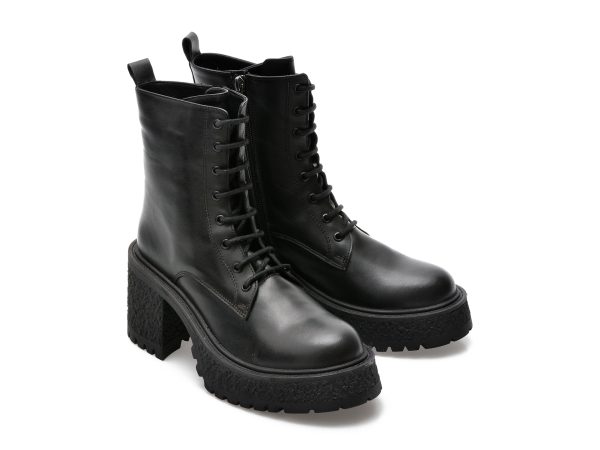 Ghete GRYXX negre, 42392, din piele naturala