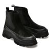 Ghete GRYXX negre, 4442304, din piele intoarsa