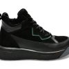 Ghete GRYXX negre, 4442376, din piele intoarsa