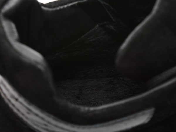 Ghete GRYXX negre, 4442376, din piele intoarsa