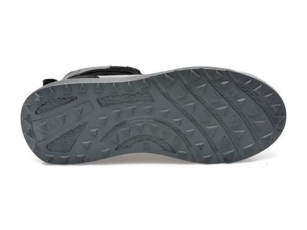 Ghete GRYXX negre, 4442376, din piele intoarsa