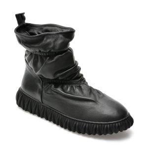 Ghete GRYXX negre, 4581072, din piele naturala