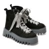 Ghete GRYXX negre, 477410, din piele intoarsa