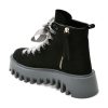 Ghete GRYXX negre, 477410, din piele intoarsa