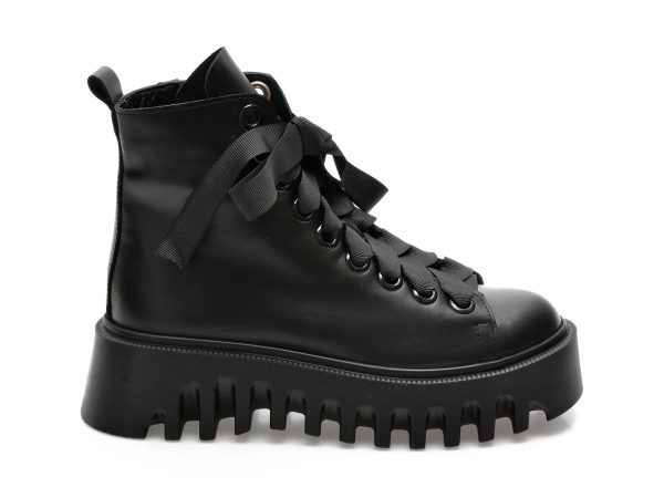Ghete GRYXX negre, 477410, din piele naturala
