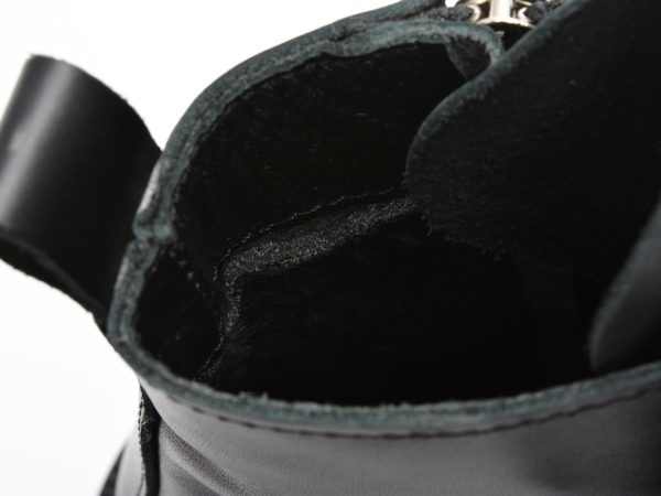 Ghete GRYXX negre, 477410, din piele naturala