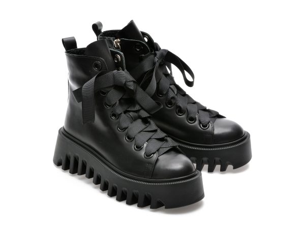 Ghete GRYXX negre, 477410, din piele naturala