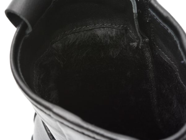Ghete GRYXX negre, 527153, din piele naturala