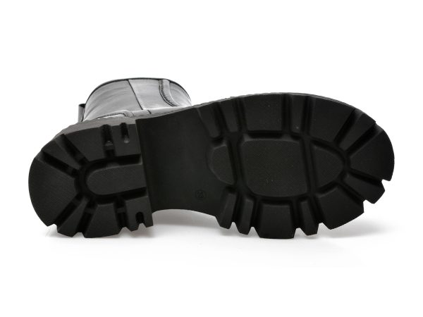 Ghete GRYXX negre, 527153, din piele naturala