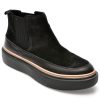 Ghete GRYXX negre, 614106, din piele intoarsa