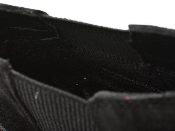 Ghete GRYXX negre, 614106, din piele intoarsa
