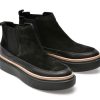 Ghete GRYXX negre, 614106, din piele intoarsa