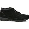 Ghete SKECHERS negre, SEAGER, din piele intoarsa