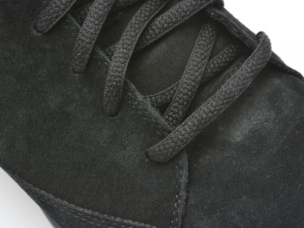 Ghete SKECHERS negre, SEAGER, din piele intoarsa