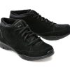 Ghete SKECHERS negre, SEAGER, din piele intoarsa