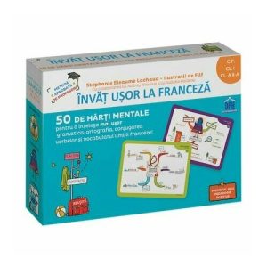 Invat usor la franceza - 50 de harti mentale. VOLUMUL I - CP, CLS. I, A II-A