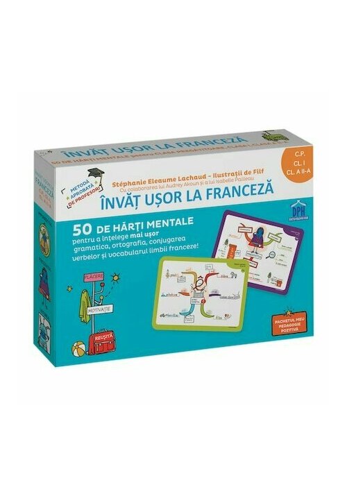 invat-usor-la-franceza-50-de-harti-mentale-17110-4.jpeg Invat usor la franceza - 50 de harti mentale. VOLUMUL I - CP, CLS. I, A II-A