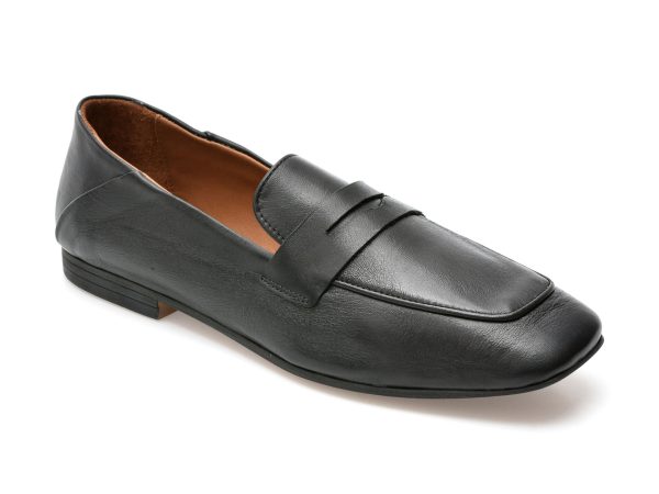 Mocasini ALDO negri, ADELAIDE001, din piele naturala