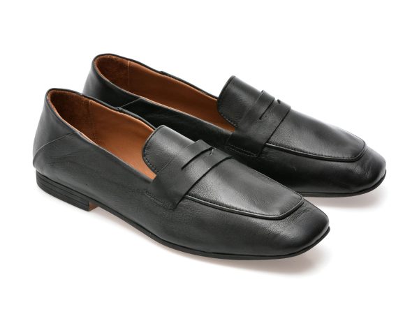 Mocasini ALDO negri, ADELAIDE001, din piele naturala