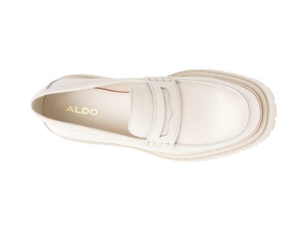 Pantofi ALDO albi, BIGSTRUT110, din piele naturala