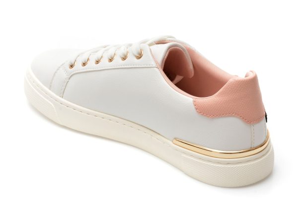 Pantofi ALDO albi, CHICOU100, din piele ecologica