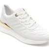 Pantofi ALDO albi, COSMICSTEP100, din piele ecologica