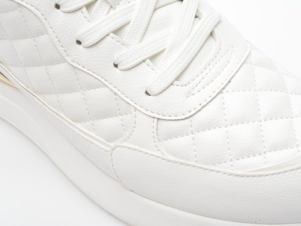 Pantofi ALDO albi, COSMICSTEP100, din piele ecologica