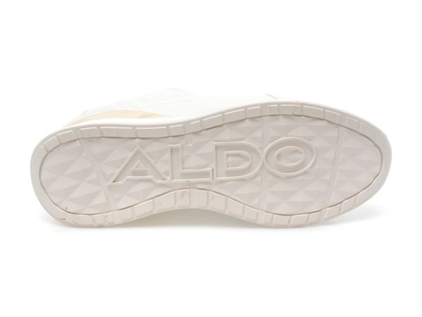 Pantofi ALDO albi, COSMICSTEP100, din piele ecologica