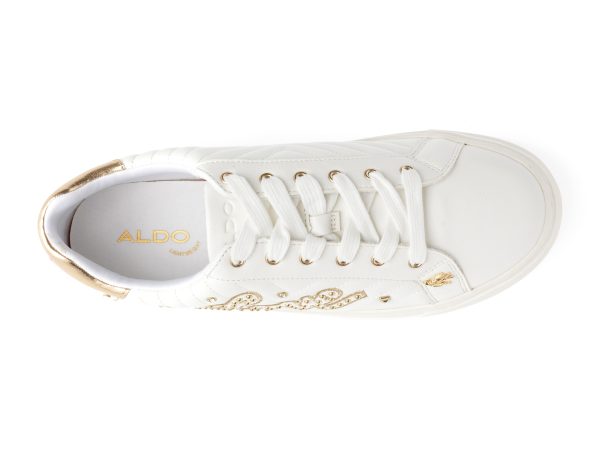 Pantofi ALDO albi, LOVENOW972, din piele ecologica