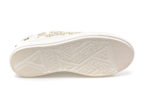 Pantofi ALDO albi, LOVENOW972, din piele ecologica