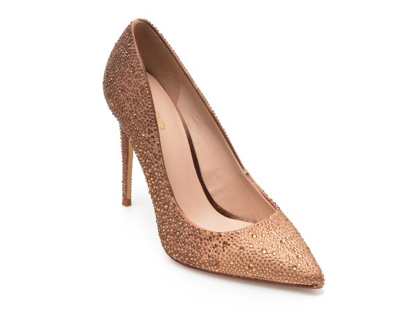 Pantofi ALDO maro, STESSY_240, din material textil