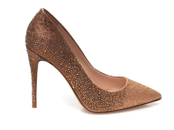 Pantofi ALDO maro, STESSY_240, din material textil