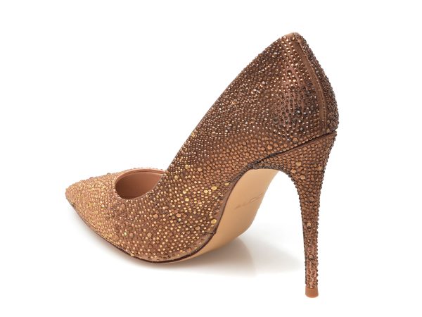 Pantofi ALDO maro, STESSY_240, din material textil