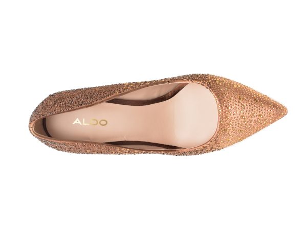 Pantofi ALDO maro, STESSY_240, din material textil