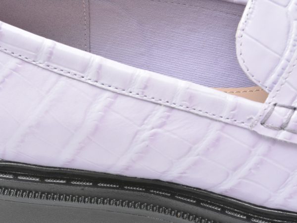 Pantofi ALDO mov, BIGSTRUT500, din piele croco