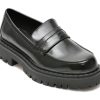 Pantofi ALDO negri, BIGSTRUT001, din piele ecologica