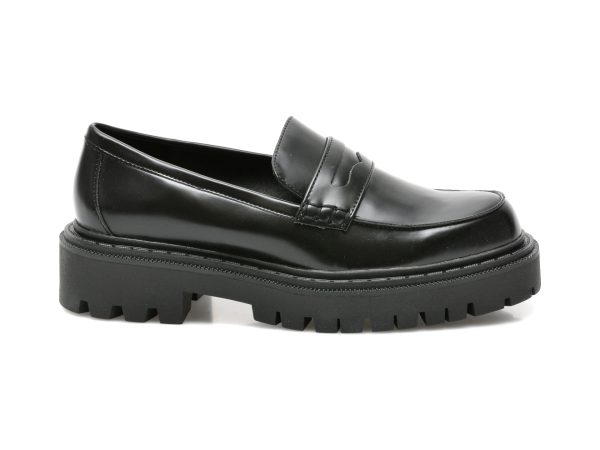 Pantofi ALDO negri, BIGSTRUT001, din piele ecologica