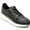 Pantofi ALDO negri, COSMICSTEP001, din piele ecologica