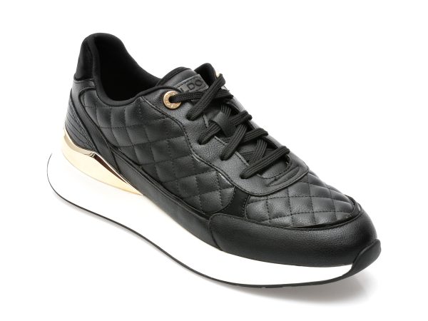 Pantofi ALDO negri, COSMICSTEP001, din piele ecologica