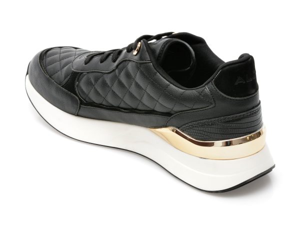 Pantofi ALDO negri, COSMICSTEP001, din piele ecologica
