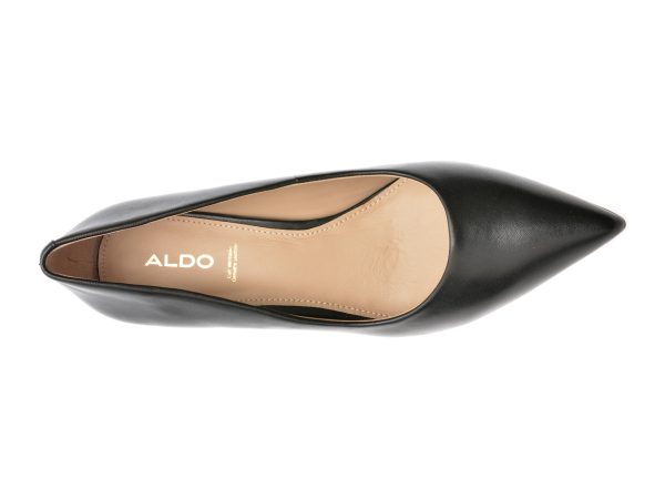 Pantofi ALDO negri, ELAMAEVER001, din piele naturala