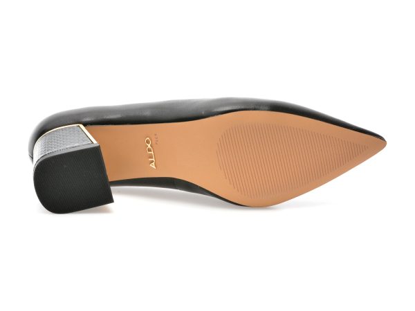 Pantofi ALDO negri, ELAMAEVER001, din piele naturala