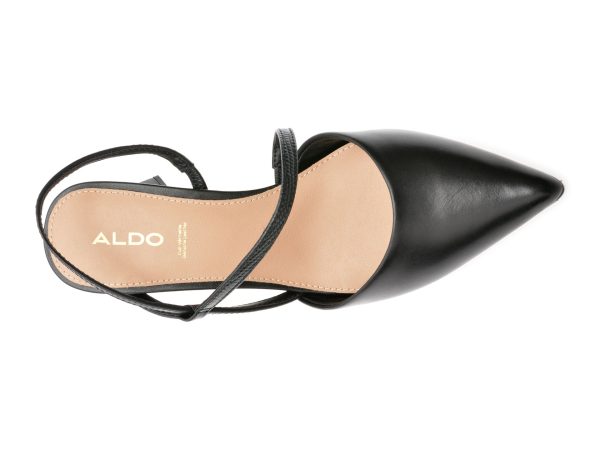 Pantofi ALDO negri, SUZETTE001, din piele naturala si piele ecologica