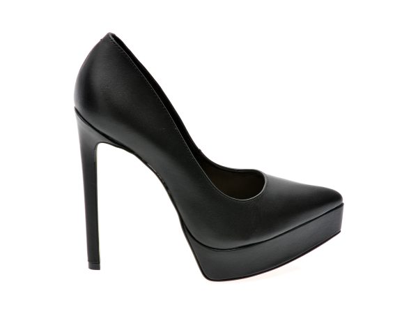 Pantofi ALDO negri, YELLOWFIN008, din piele naturala