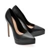 Pantofi ALDO negri, YELLOWFIN008, din piele naturala