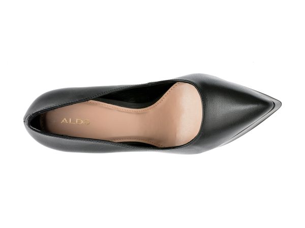 Pantofi ALDO negri, YELLOWFIN008, din piele naturala