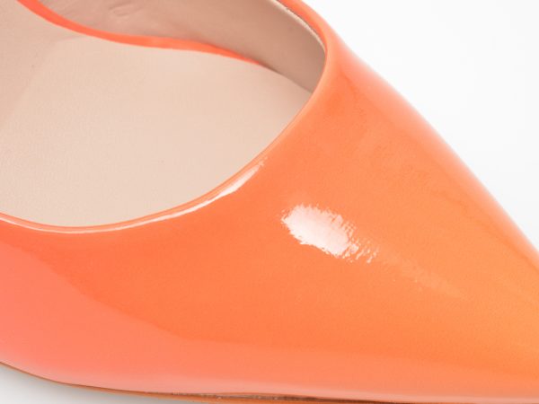 Pantofi ALDO portocalii, STESSY_840, din piele ecologica