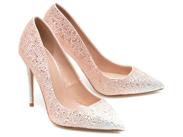 Pantofi ALDO roz, STESSY_690, din material textil