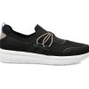 Pantofi CLARKS negri, EZERRUN, din material textil