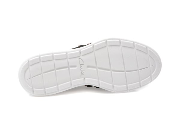Pantofi CLARKS negri, EZERRUN, din material textil